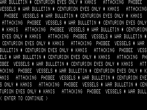 Hypergate Centurion (TRS-80) screenshot: Introduction