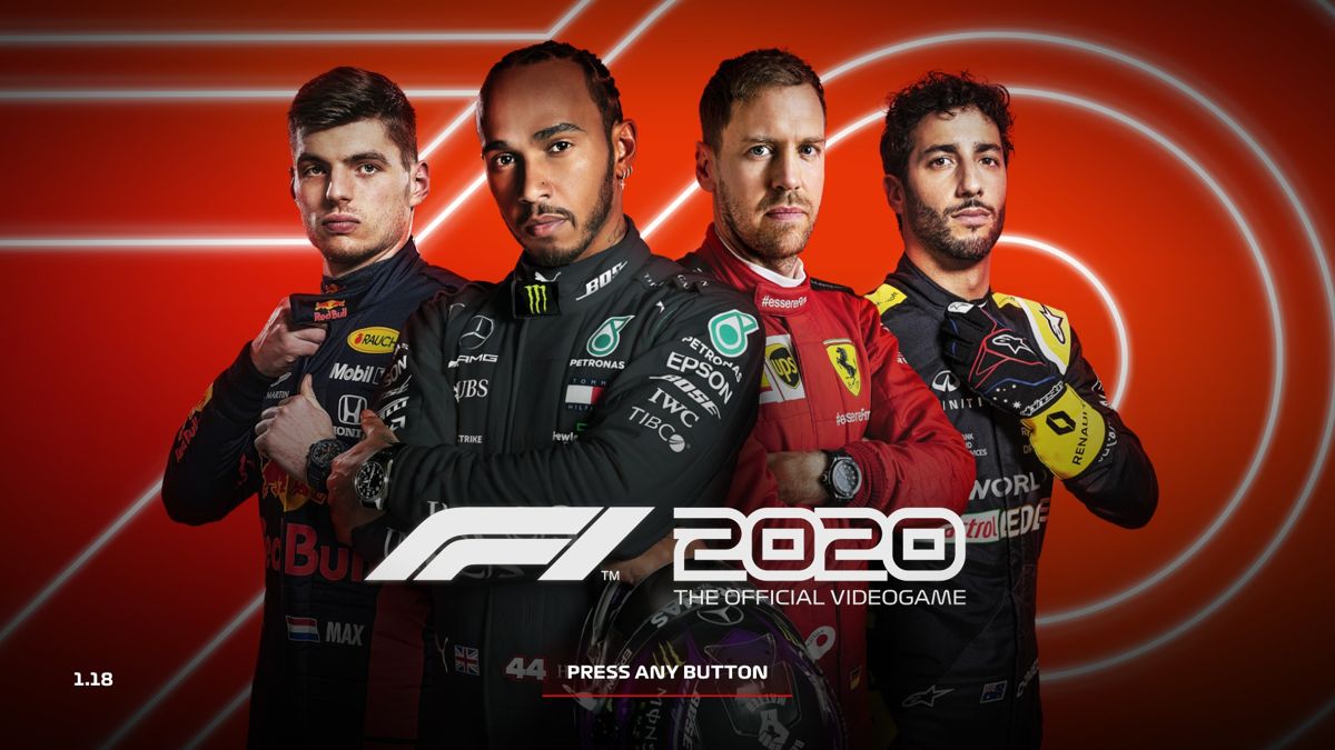 F1 2020 (Windows) screenshot: Title screen