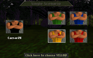 Jagged Alliance: Deadly Games (DOS) screenshot: Hmmm...