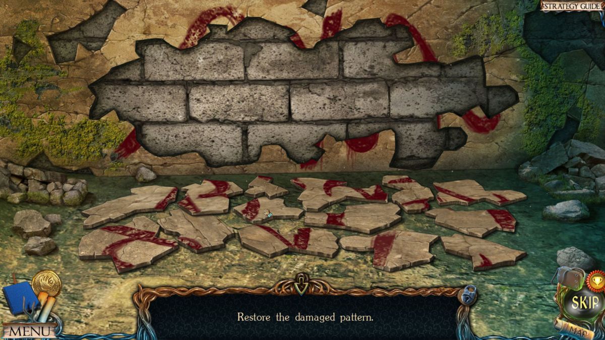 Lost Lands: The Golden Curse (Windows) screenshot: This is a jigsaw puzzle<br><br>Demo version