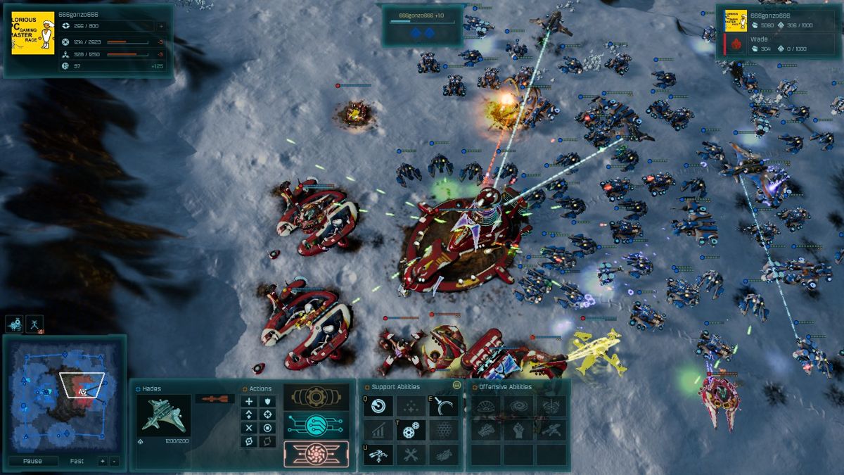 Ashes of the Singularity: Escalation (Windows) screenshot: Enemy base