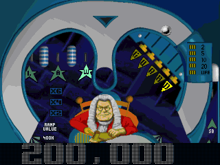Total Pinball 3D (DOS) screenshot: Jailbreak table - Lo-res 320x240