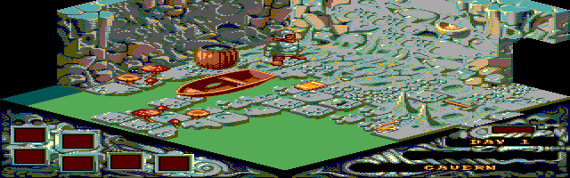 Cadaver (DOS) screenshot: Adventure (EGA)