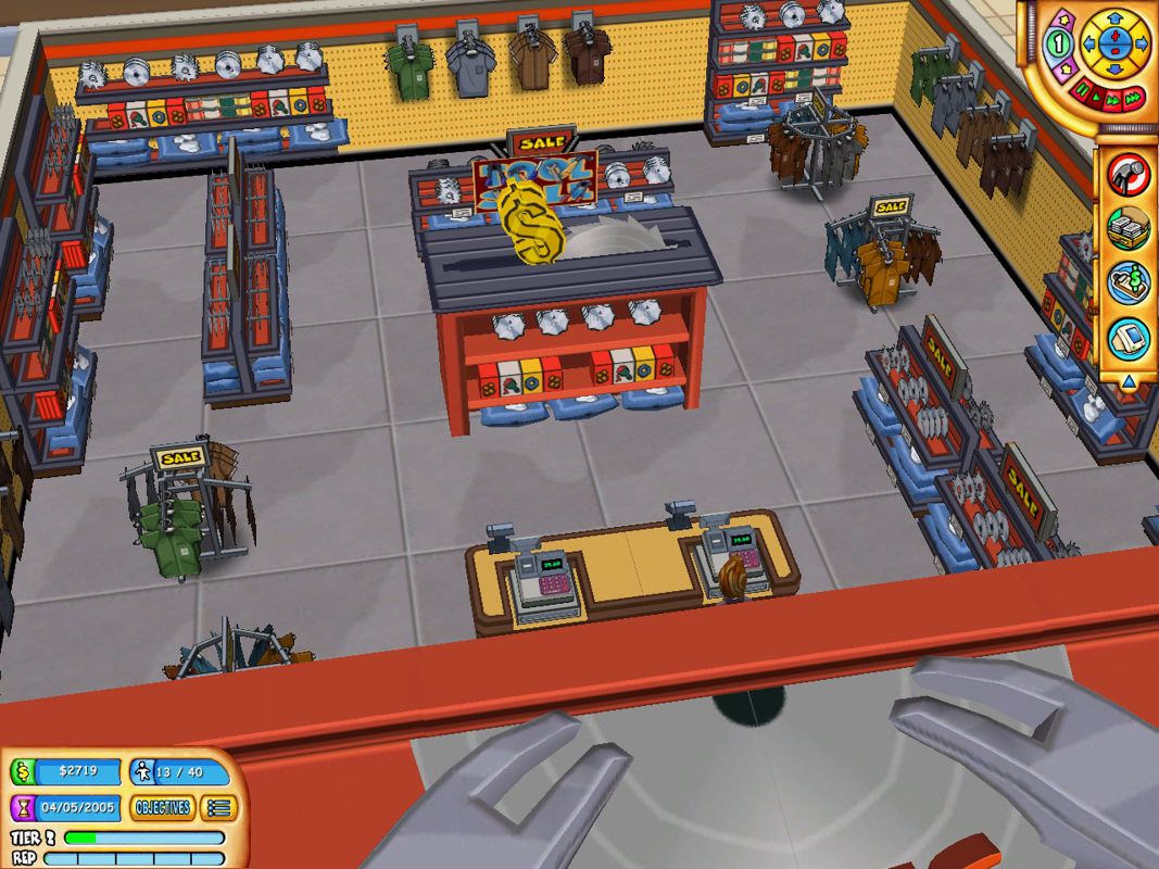 Mall Tycoon 3 (Windows) screenshot: Tools shop