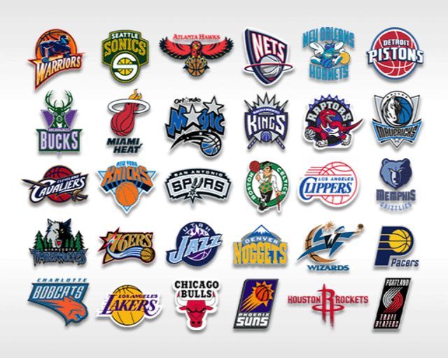 NBA 2K6 (PlayStation 2) screenshot: The next screen the player sees shows all the club badges