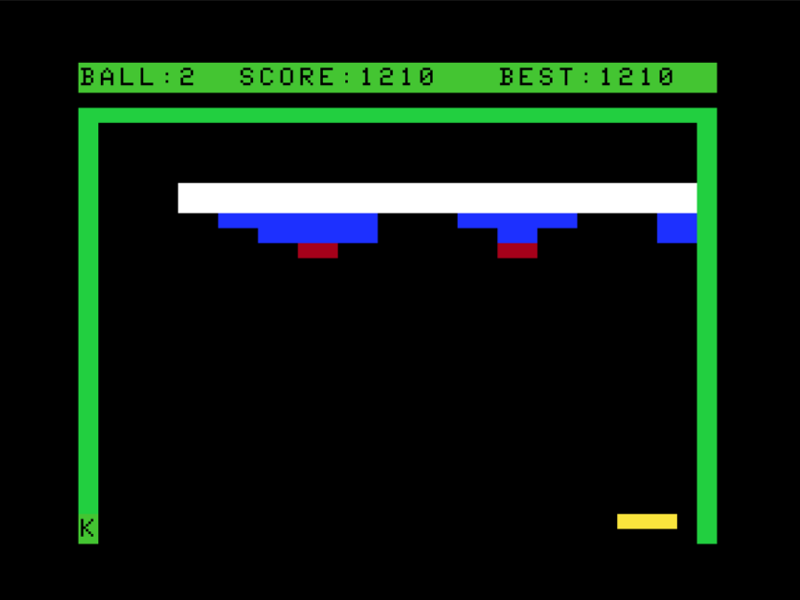 Screenshot of Colorout (TRS-80 CoCo, 1981) - MobyGames