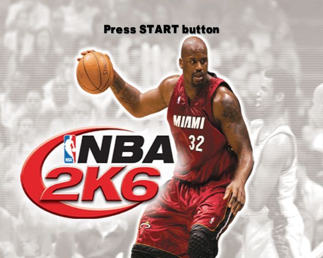 NBA 2K6 (PlayStation 2) screenshot: The title screen