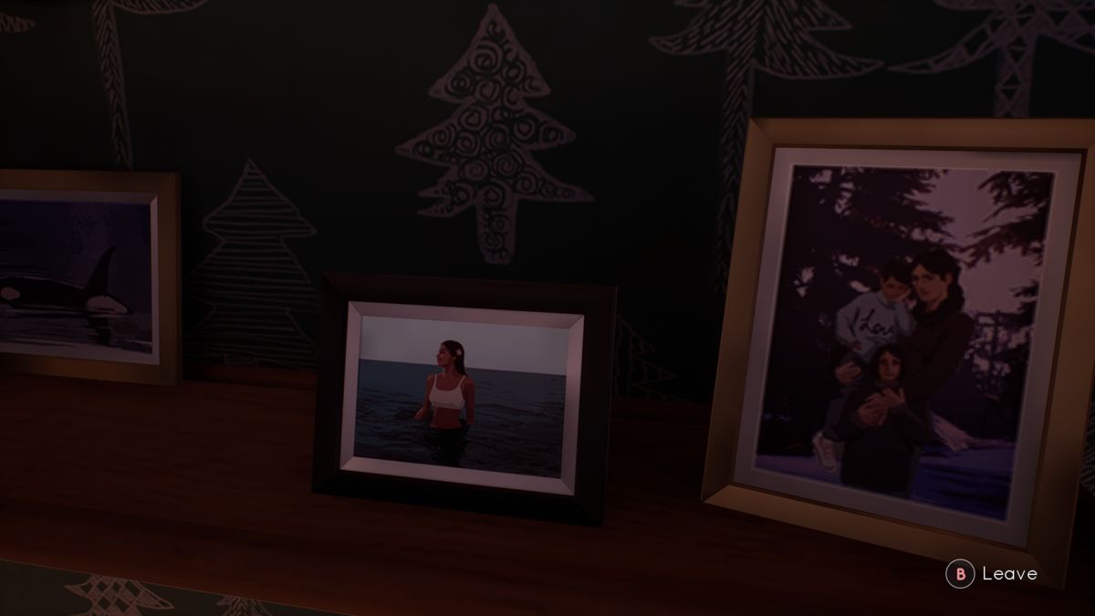 Tell Me Why (Xbox One) screenshot: Episode 2: Looking at some of the photos in the house