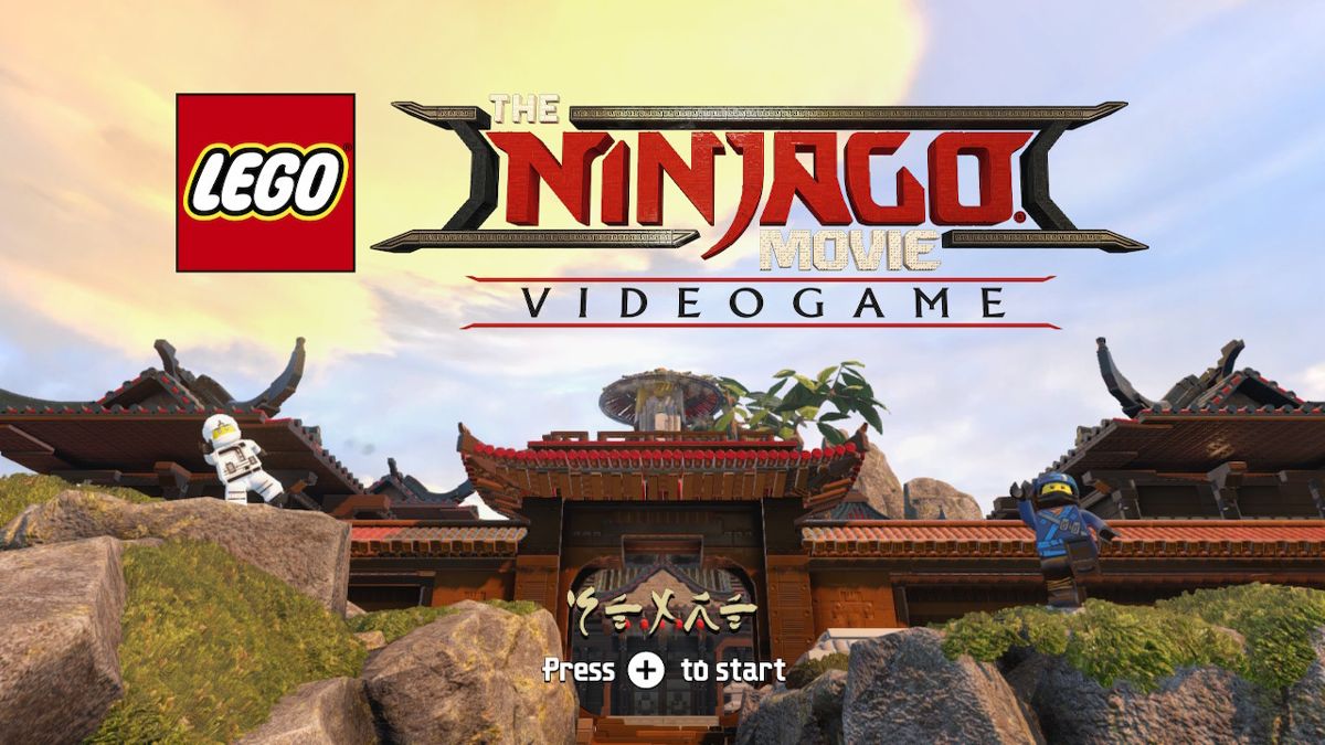 The LEGO Ninjago Movie Video Game (Nintendo Switch) screenshot: Title screen.