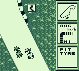 World Circuit Series (Game Boy) screenshot: Racing in France (<a href="https://youtu.be/QaCj0FeoAhI?t=234">awesome music / soundtrack</a>)