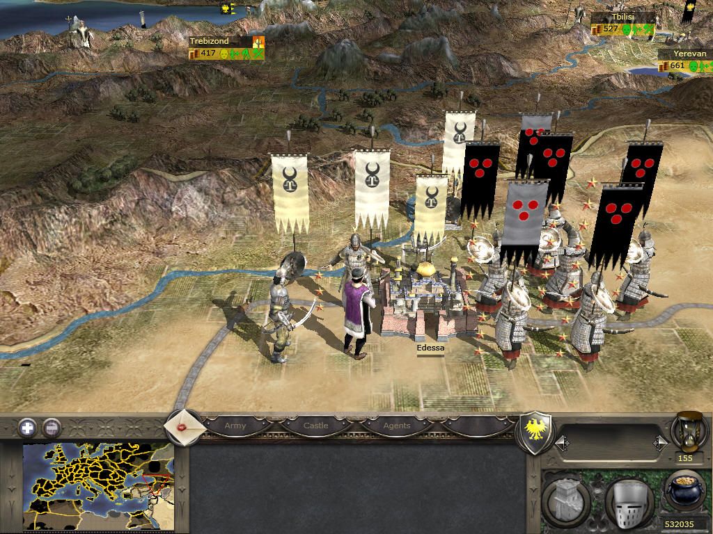 Medieval II: Total War (Windows) screenshot: Whoever loses, I win.