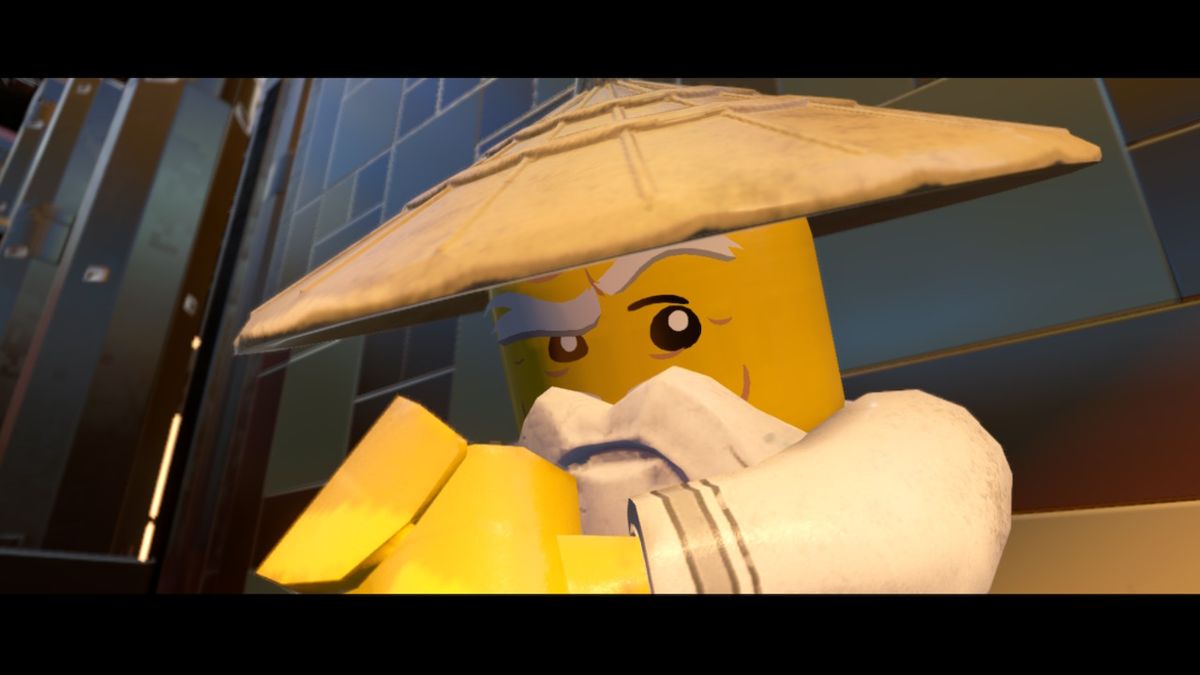 The LEGO Ninjago Movie Video Game (Nintendo Switch) screenshot: The game's first cutscene with Master Wu.