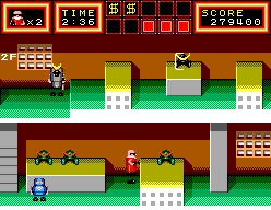Bonanza Bros. (SEGA Master System) screenshot: Stage 8: Antique Store