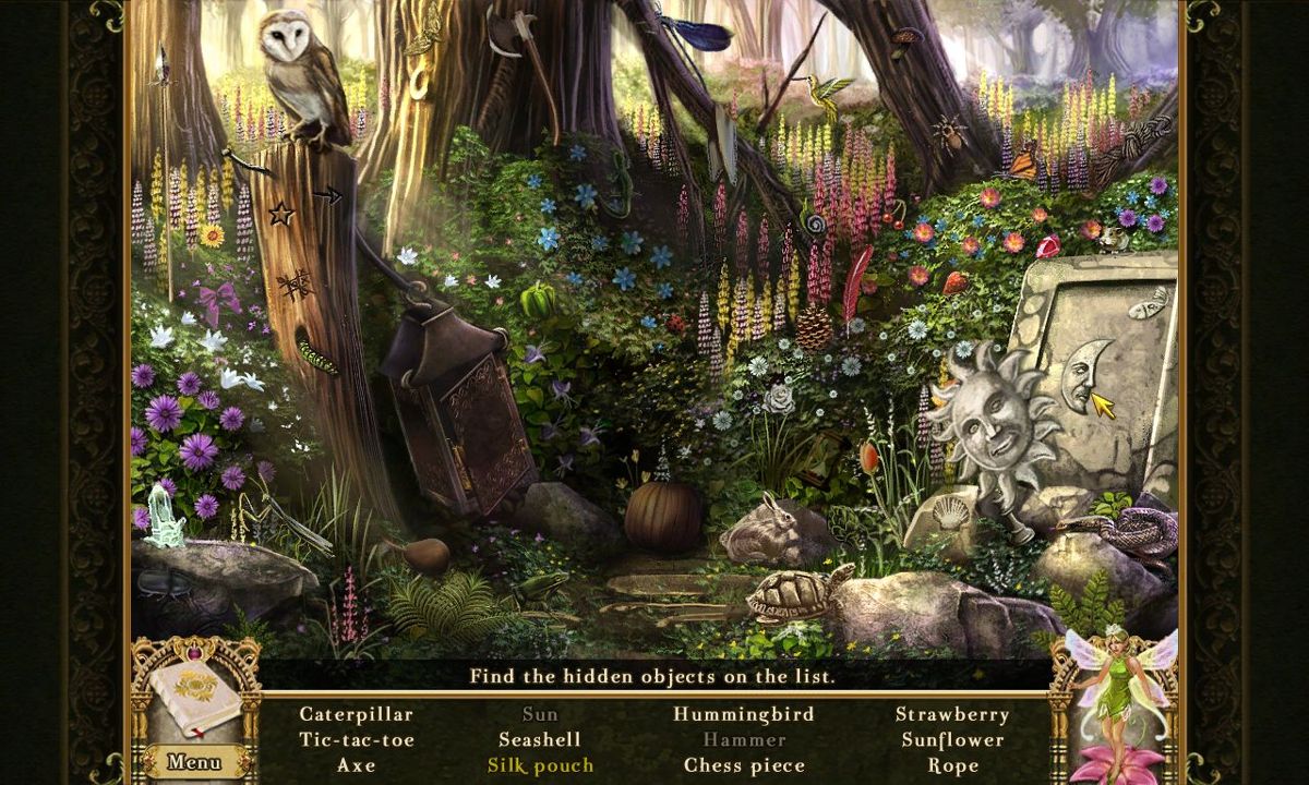 Awakening: Moonfell Wood (Windows) screenshot: A hidden object scene