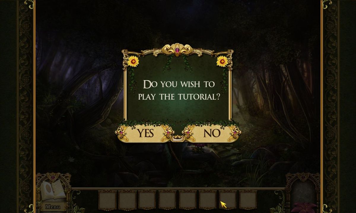 Awakening: Moonfell Wood (Windows) screenshot: The tutorial is optional<br><br>Big Fish demo