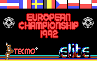 European Championship 1992 (DOS) screenshot: Title