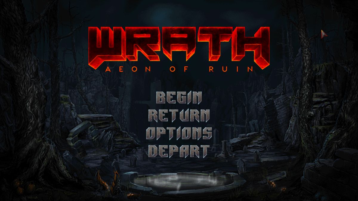 Wrath: Aeon of Ruin (Windows) screenshot: Main Menu (Early Access)