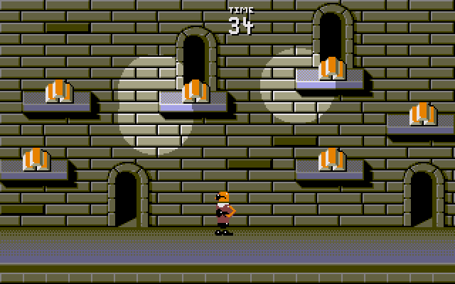 Bonanza Bros. (Amiga) screenshot: Bonus Stage