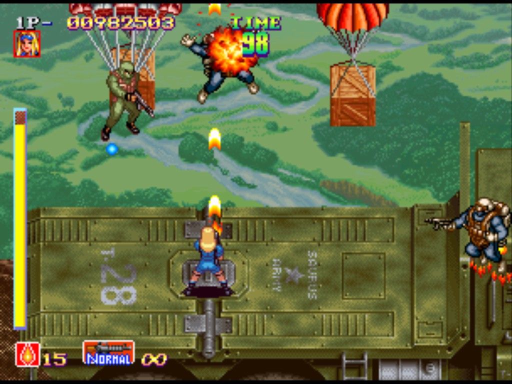 Screenshot of Shock Troopers (Windows, 1997) - MobyGames