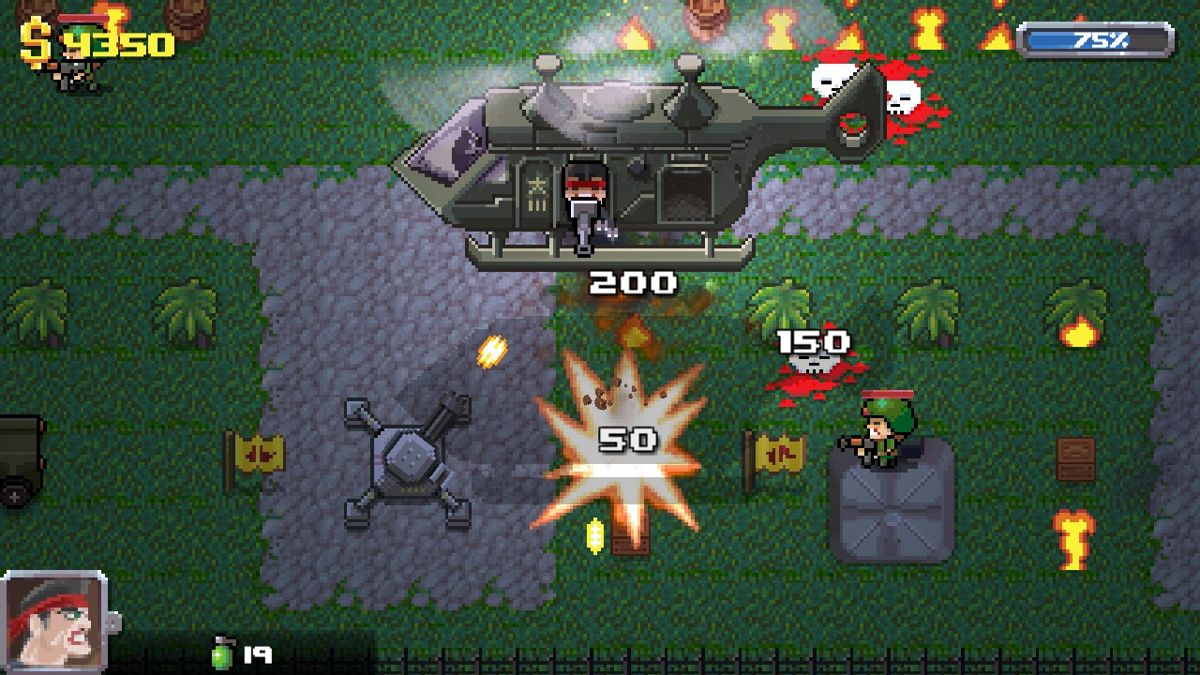 A-Gents (Windows) screenshot: Helicopter fight