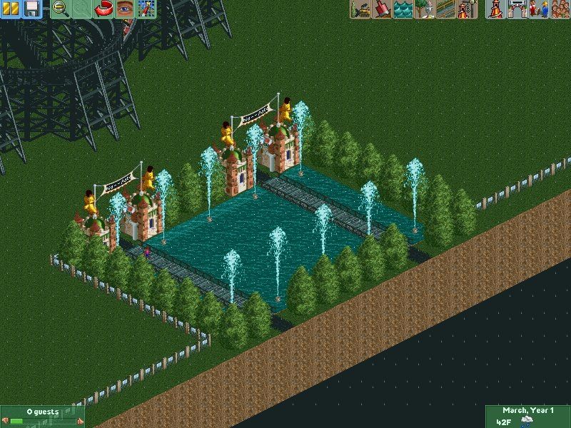 Screenshot of RollerCoaster Tycoon 2 (Windows, 2002) - MobyGames