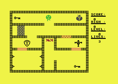 Herby: Thriller (Commodore 64) screenshot: Game start