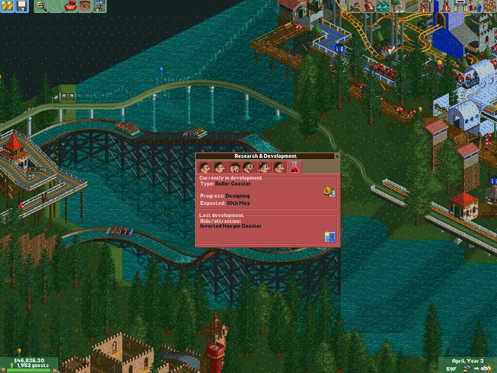 Screenshot of RollerCoaster Tycoon 2 (Windows, 2002) - MobyGames