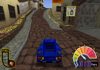 Choro Q Wonderful! (PlayStation) screenshot: Shopping Street