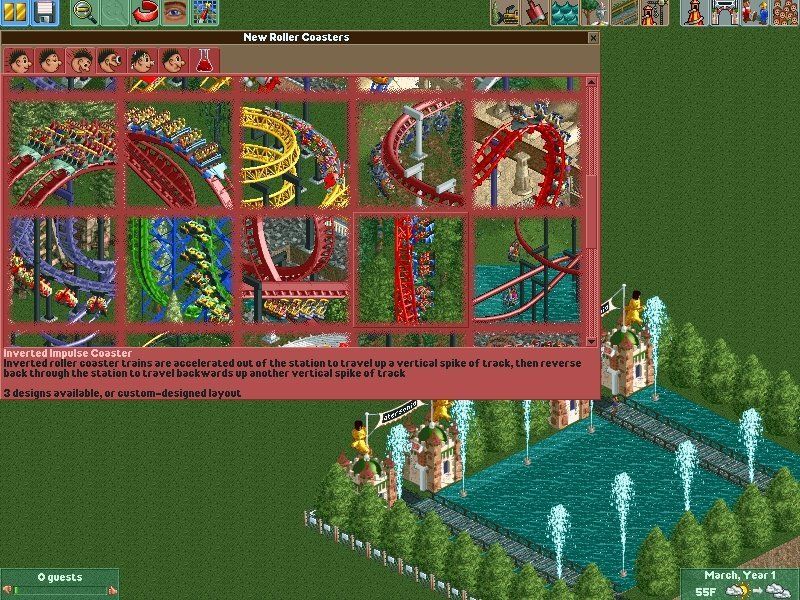 Screenshot of RollerCoaster Tycoon 2 (Windows, 2002) - MobyGames