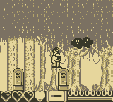 The Addams Family (Game Boy) screenshot: The Graveyard