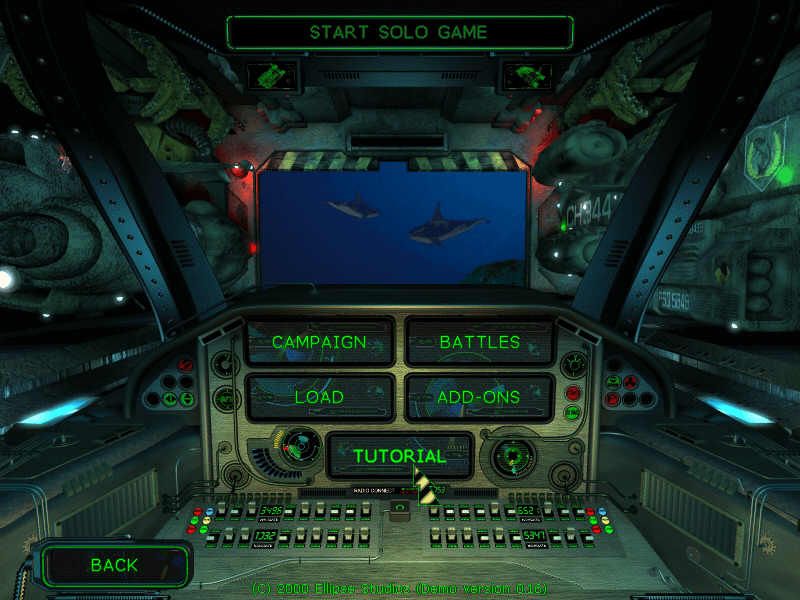 Submarine Titans (Windows) screenshot: The single player missions