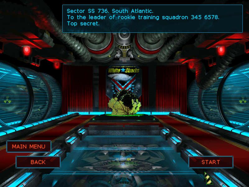 Submarine Titans (Windows) screenshot: Mission briefing