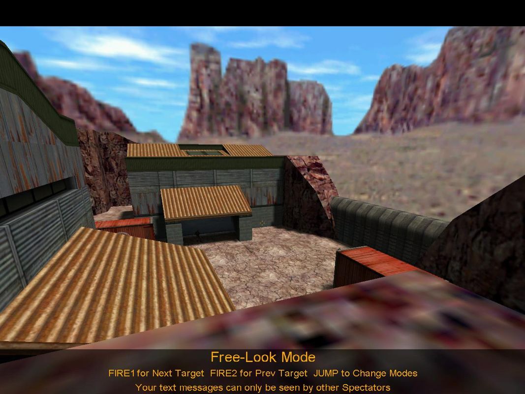 Half-Life: Counter-Strike (Windows) screenshot: Free-Look Mode