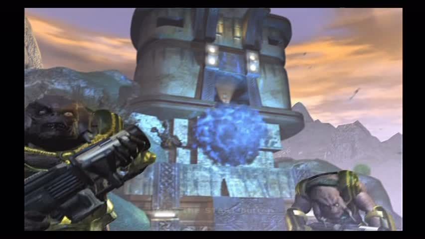 Tribes: Aerial Assault (PlayStation 2) screenshot: Battle in the intro movie