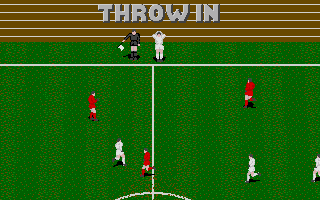 European Championship 1992 (DOS) screenshot: Throw In For Your Oponnent