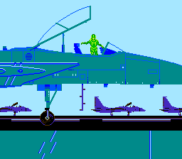 F-15 Strike Eagle (NES) screenshot: Getting ready...