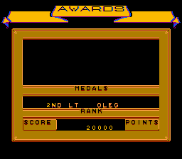 F-15 Strike Eagle (NES) screenshot: Awards? Not really...