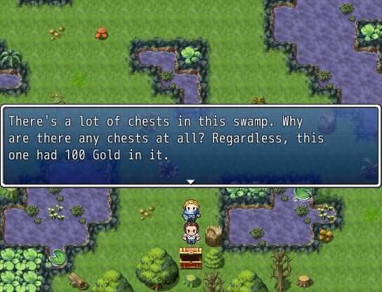 Final Warrior Quest (Windows) screenshot: Ted seems to ask the kind of questions I ask