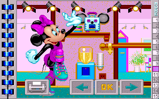 Mickey's Jigsaw Puzzles (DOS) screenshot: Exercise Puzzle