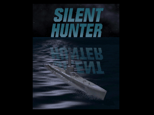 Silent Hunter (DOS) screenshot: Title Screen from intro movie.