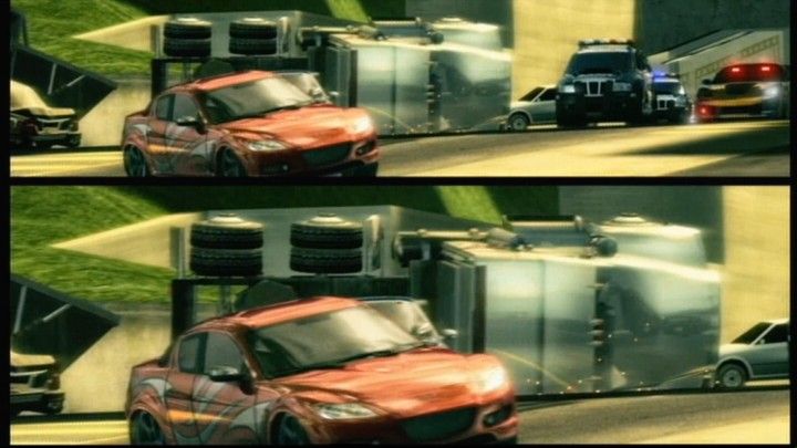 Need for Speed: Most Wanted (Xbox 360) screenshot: During chases, accidents are bound to happen.