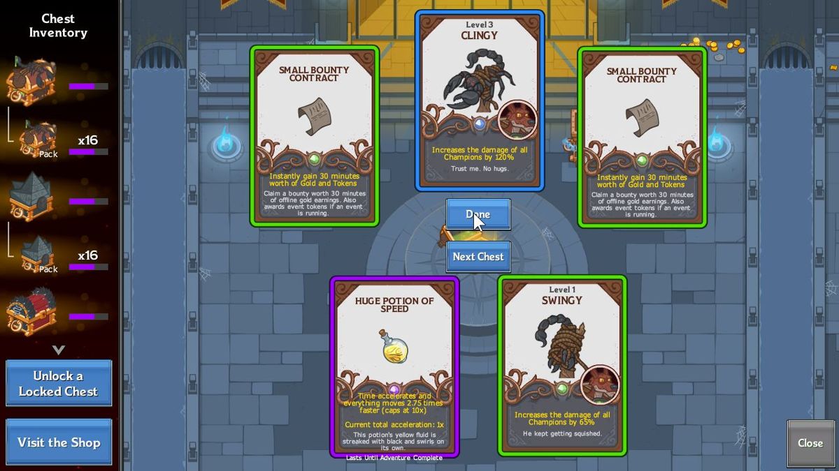 Screenshot of Idle Champions of the Realms (Windows, 2017) MobyGames