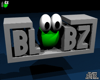 Blobz (Amiga) screenshot: Title screen