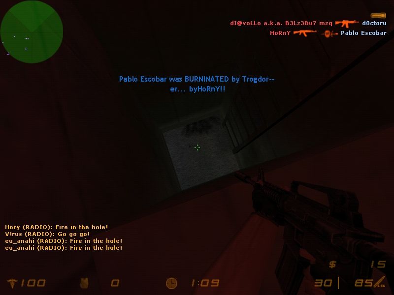 Counter-Strike (Windows) screenshot: Waiting for the prey.
