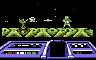 Dream Warrior (Commodore 64) screenshot: Under attack!