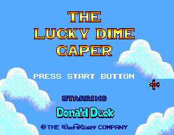 The Lucky Dime Caper starring Donald Duck (SEGA Master System) screenshot: The Lucky Dime Caper
