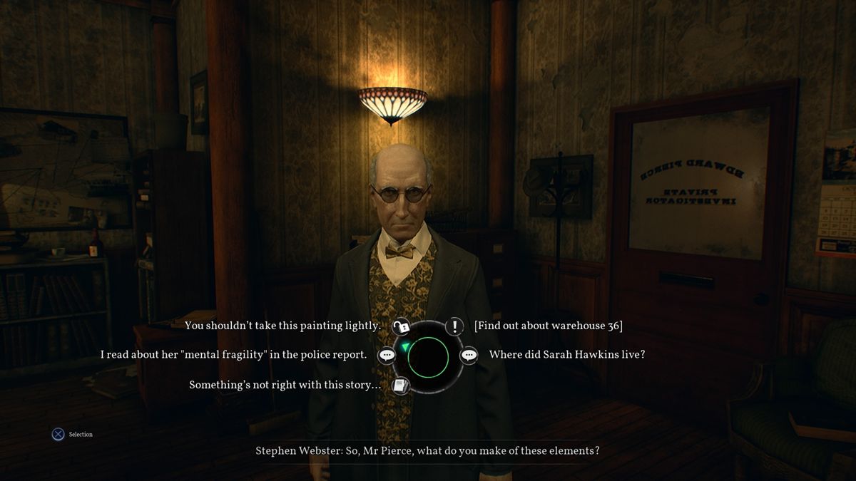 Screenshot of Call of Cthulhu (PlayStation 4, 2018) - MobyGames