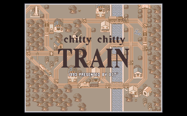 Chitty Chitty Train (PC-98) screenshot: Title