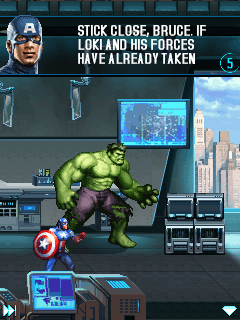 The Avengers: The Mobile Game (J2ME) screenshot: The hulk