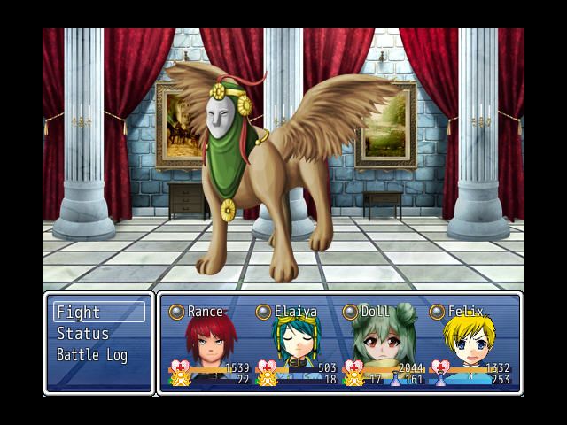 Harem Collector (Windows) screenshot: Escaped Sphinx